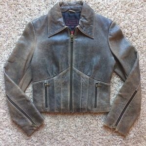 Guess Leather Jacket Like New